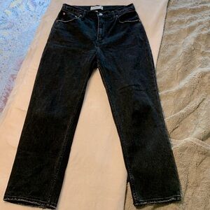 Abercrombie curve love ankle straight jean